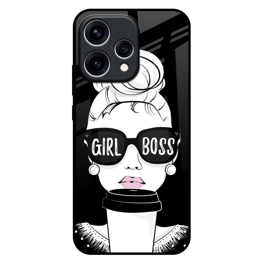 Girl Boss Oppo Reno15 5G Glass Back Cover Online
