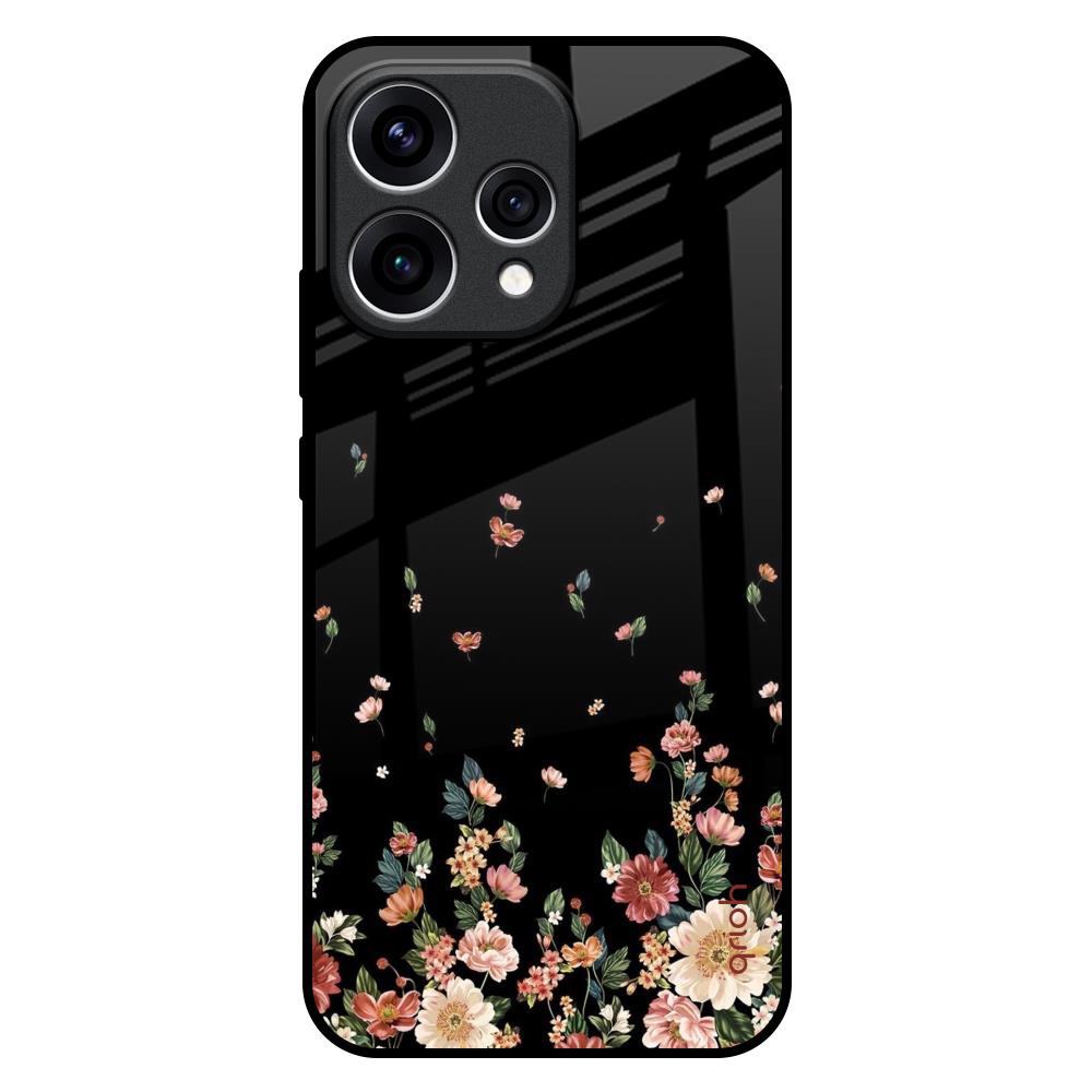 Floating Floral Print Oppo Reno15 5G Glass Back Cover Online