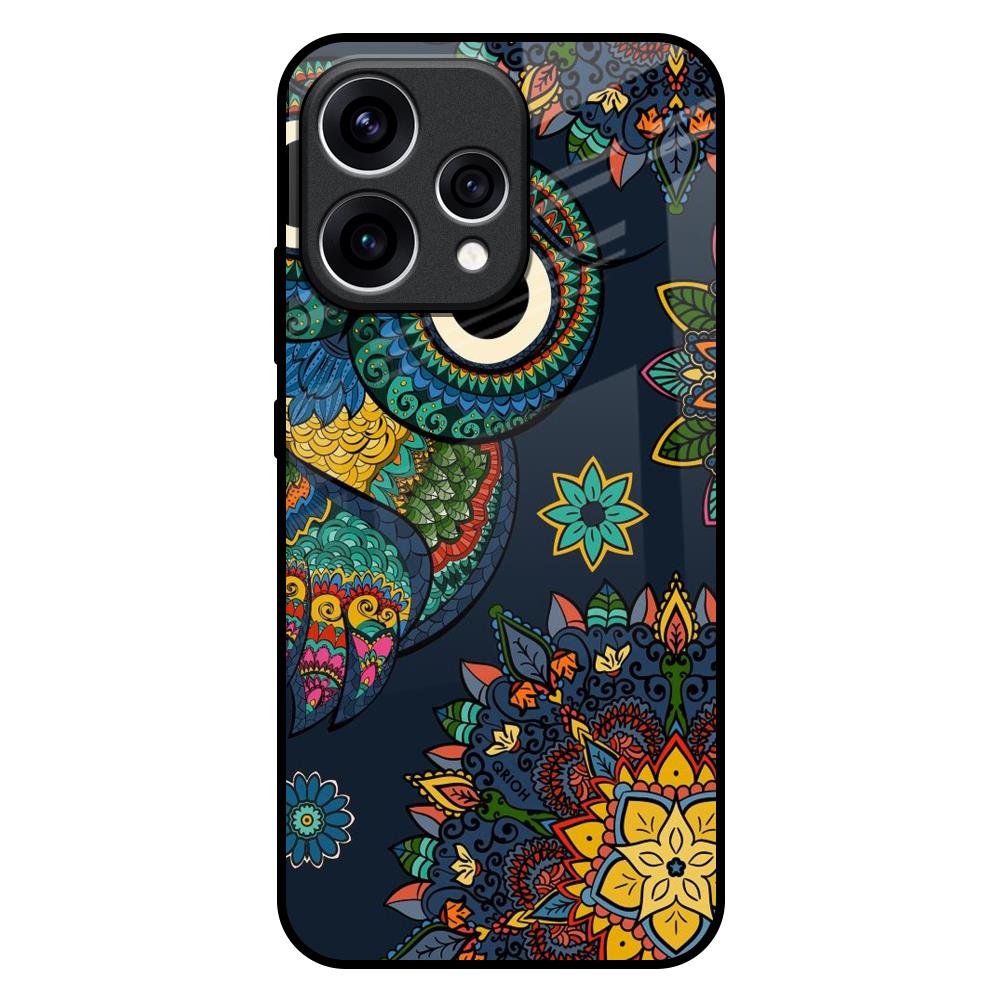 Owl Art Oppo Reno15 5G Glass Back Cover Online