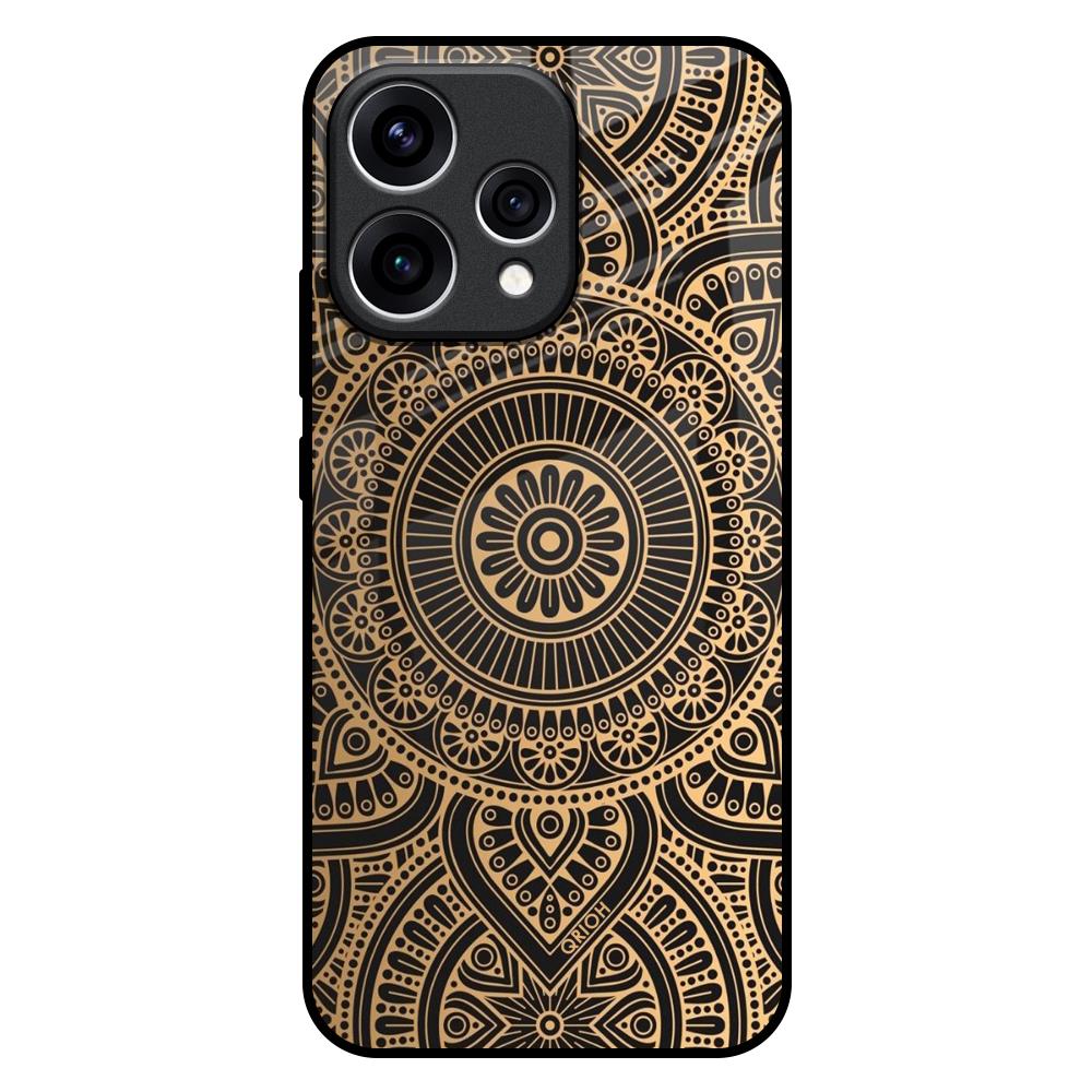 Luxury Mandala Oppo Reno15 5G Glass Back Cover Online