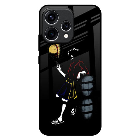 Luffy Line Art Oppo Reno15 5G Glass Back Cover Online