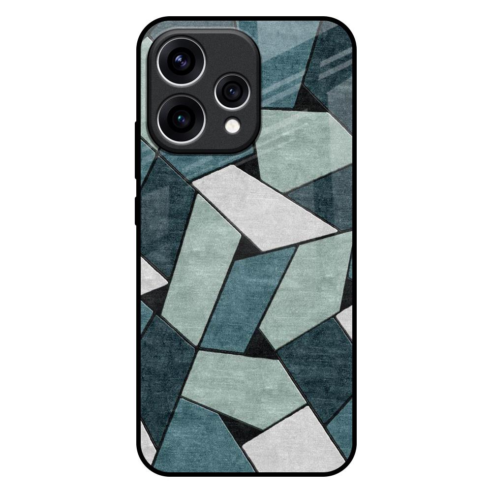 Abstact Tiles Oppo Reno15 5G Glass Back Cover Online