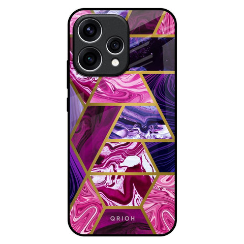 Electroplated Geometric Marble Oppo Reno15 5G Glass Back Cover Online