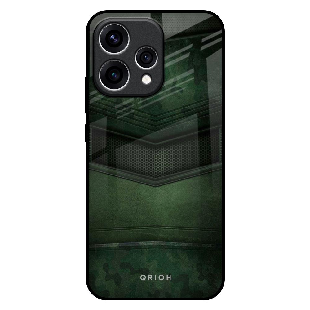 Green Leather Oppo Reno15 5G Glass Back Cover Online