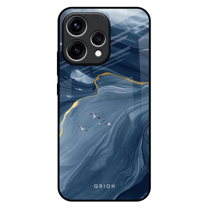 Deep Ocean Marble Oppo Reno15 5G Glass Back Cover Online