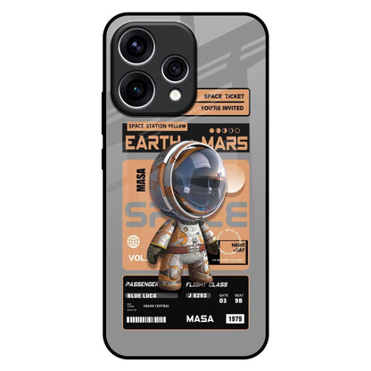 Space Ticket Oppo Reno15 5G Glass Back Cover Online
