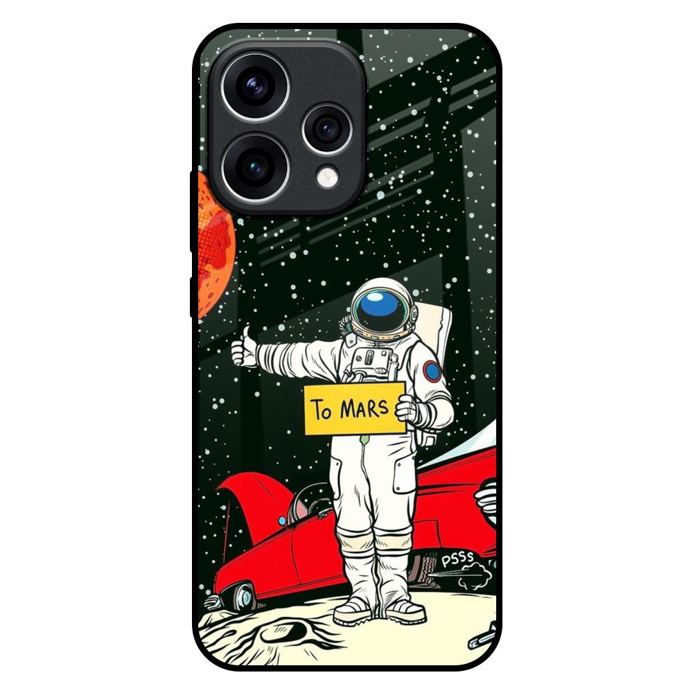 Astronaut on Mars Oppo Reno15 5G Glass Back Cover Online