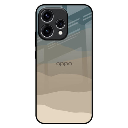 Abstract Mountain Pattern Oppo Reno15 5G Glass Back Cover Online
