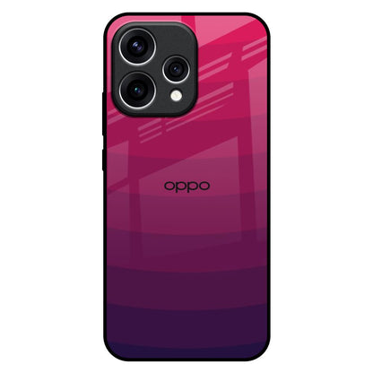 Wavy Pink Pattern Oppo Reno15 5G Glass Back Cover Online