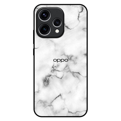 Satin White Marble Oppo Reno15 5G Glass Back Cover Online