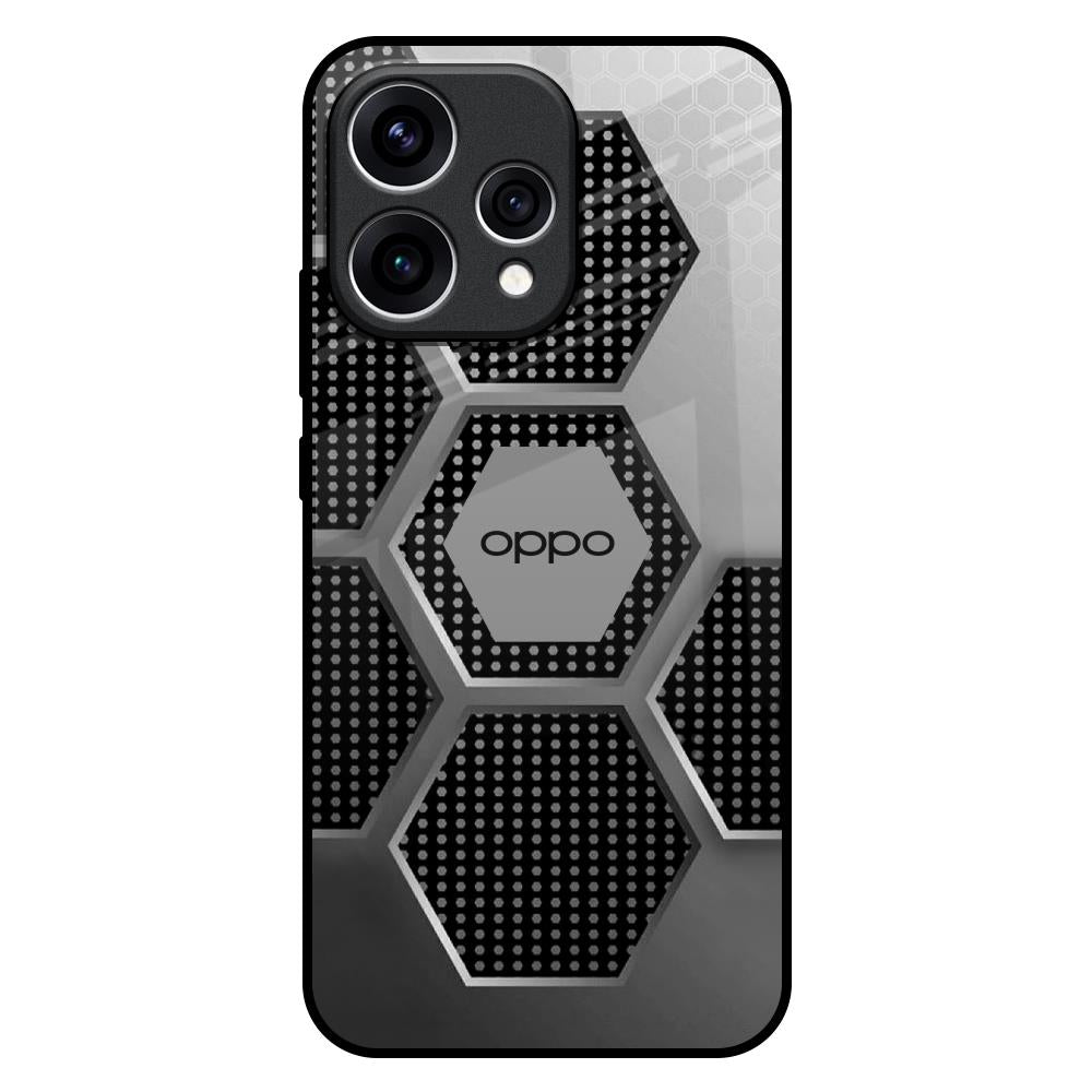 Hexagon Style Oppo Reno15 5G Glass Back Cover Online
