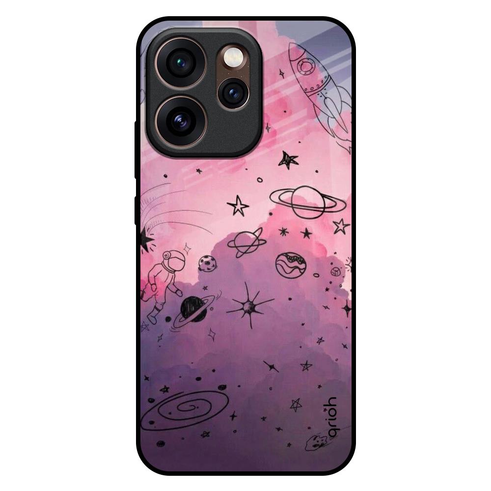 Space Doodles Oppo Reno15 Pro 5G Glass Back Cover Online