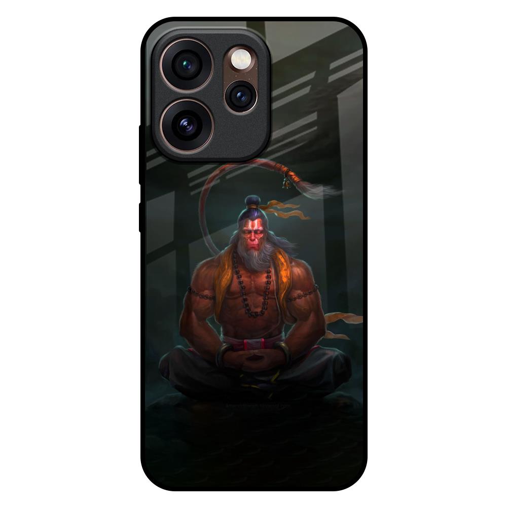 Lord Hanuman Animated Oppo Reno15 Pro 5G Glass Back Cover Online