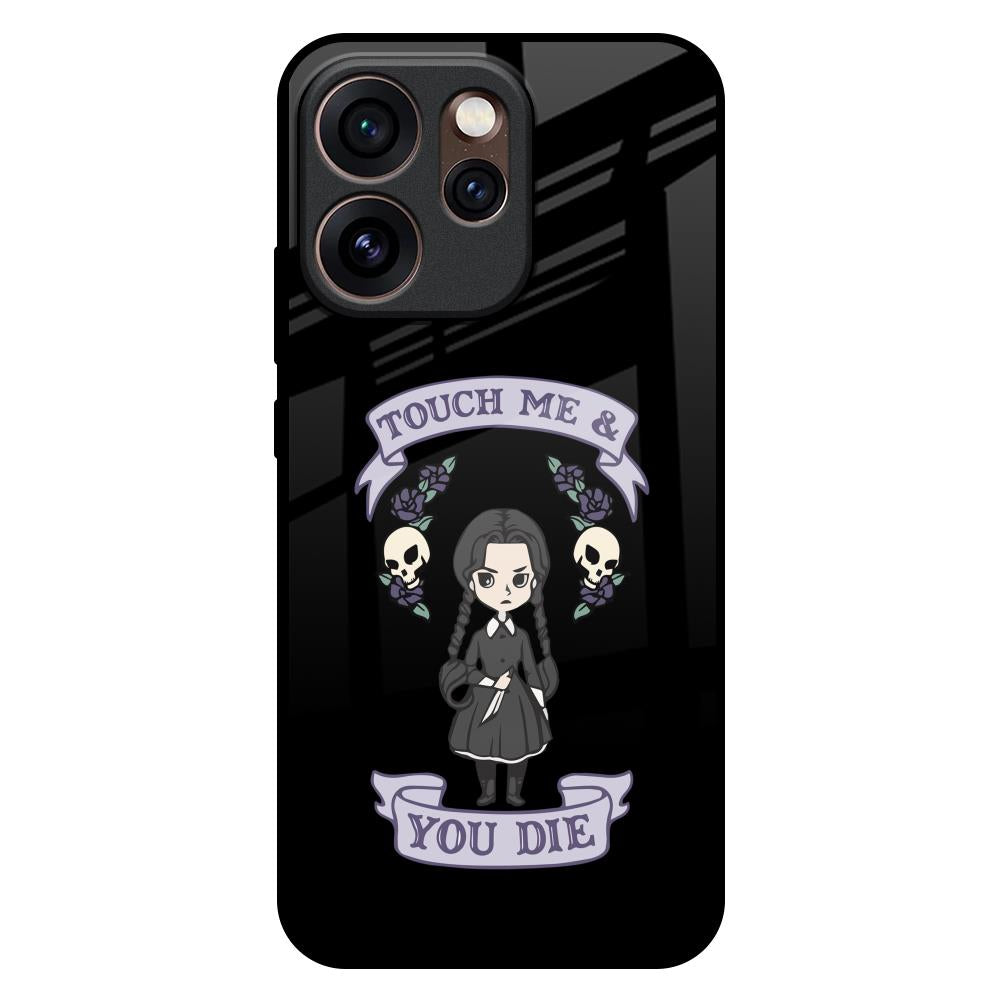 Touch Me & You Die Oppo Reno15 Pro 5G Glass Back Cover Online