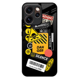 Danger Signs Oppo Reno15 Pro 5G Glass Back Cover Online