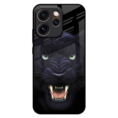 Angry Black Tiger Oppo Reno15 Pro 5G Glass Back Cover Online