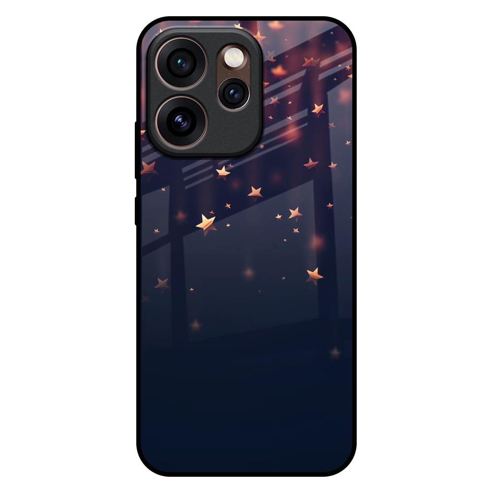 Falling Stars Oppo Reno15 Pro 5G Glass Back Cover Online