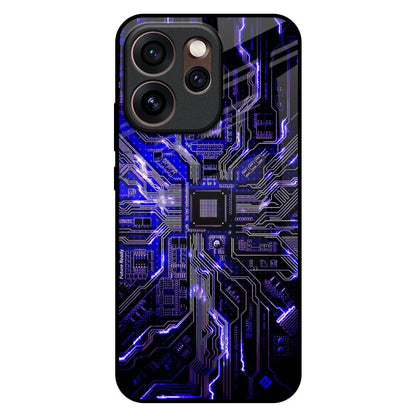 Techno Color Pattern Oppo Reno15 Pro 5G Glass Back Cover Online