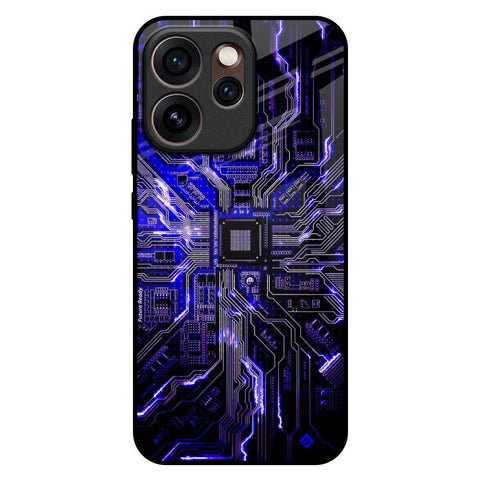 Techno Color Pattern Oppo Reno15 Pro 5G Glass Back Cover Online