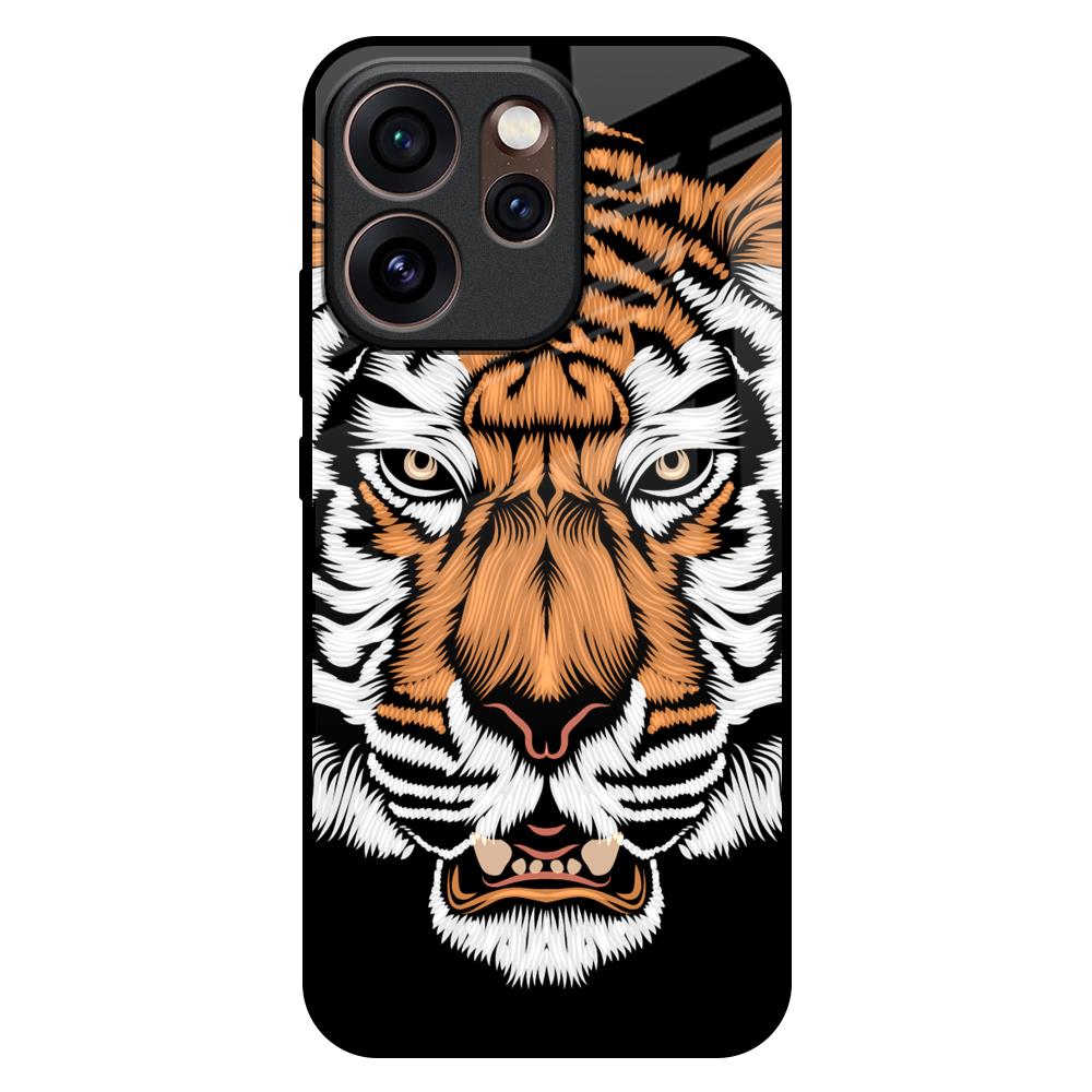 Angry Tiger Oppo Reno15 Pro 5G Glass Back Cover Online