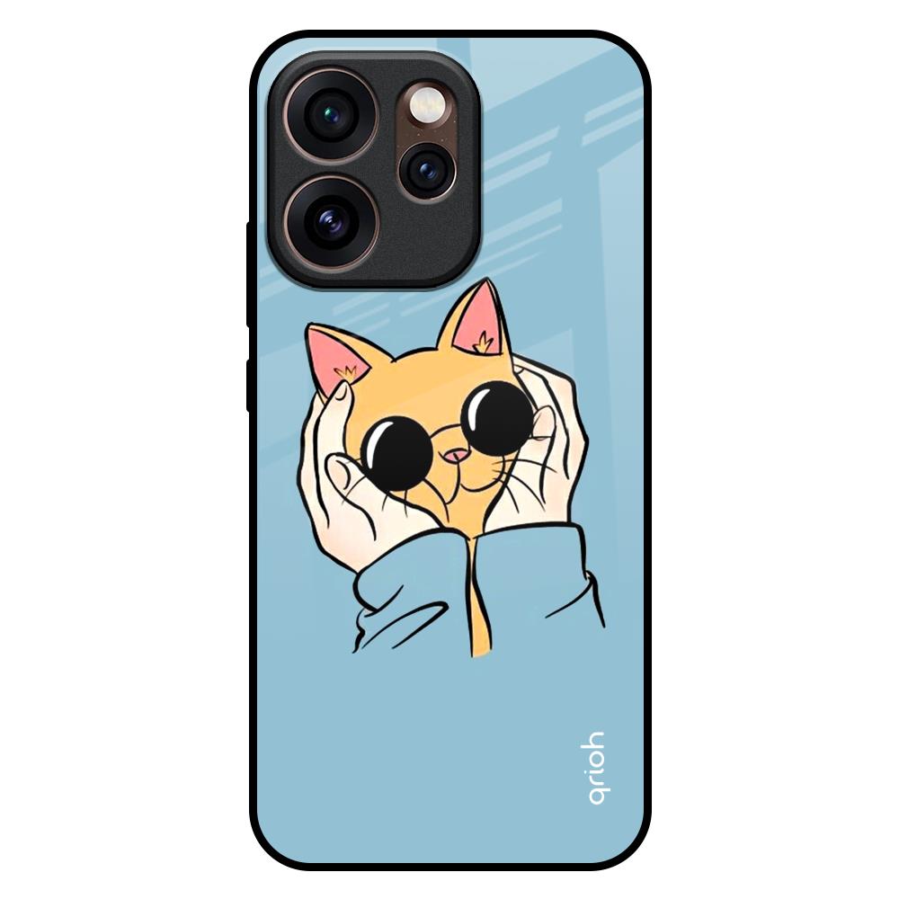 Adorable Cute Kitty Oppo Reno15 Pro 5G Glass Back Cover Online