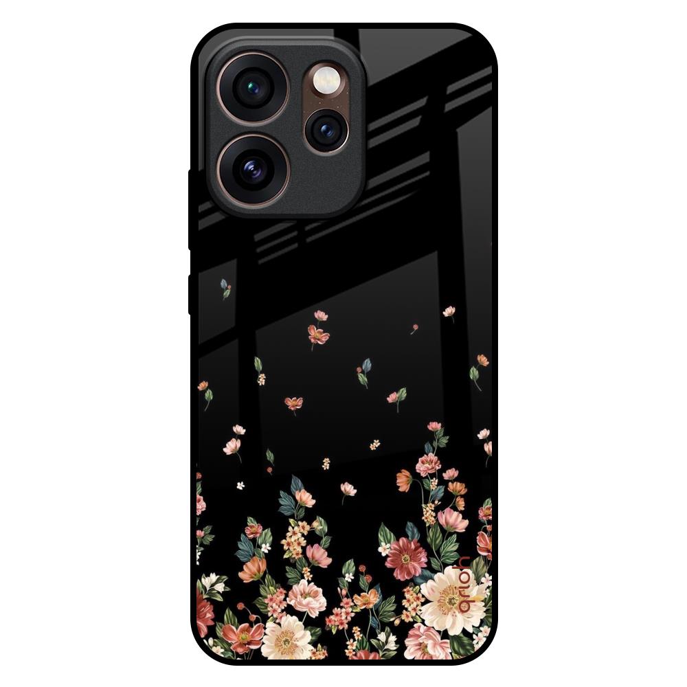 Floating Floral Print Oppo Reno15 Pro 5G Glass Back Cover Online