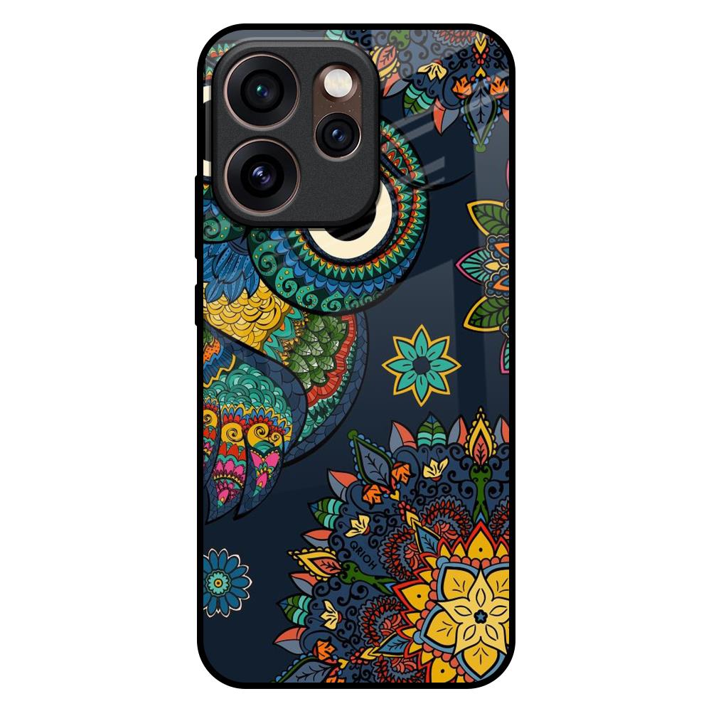 Owl Art Oppo Reno15 Pro 5G Glass Back Cover Online