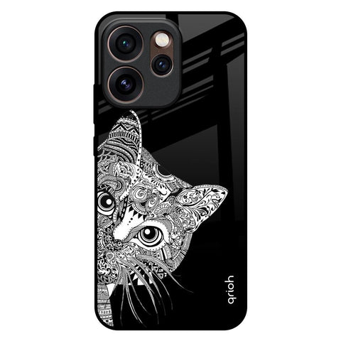 Kitten Mandala Oppo Reno15 Pro 5G Glass Back Cover Online