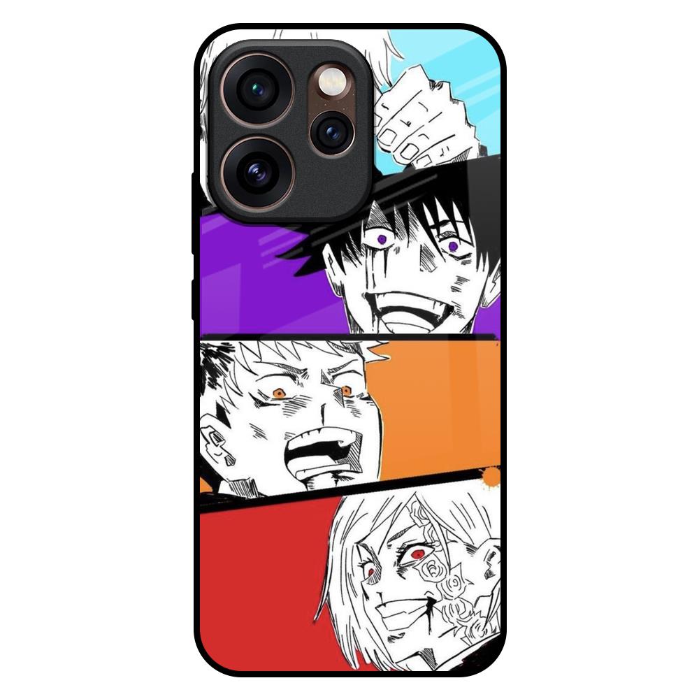 Anime Sketch Oppo Reno15 Pro 5G Glass Back Cover Online