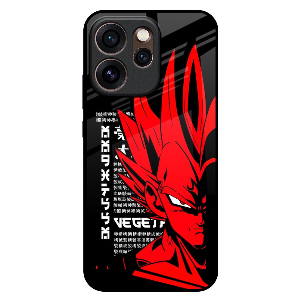 Red Vegeta Oppo Reno15 Pro 5G Glass Back Cover Online