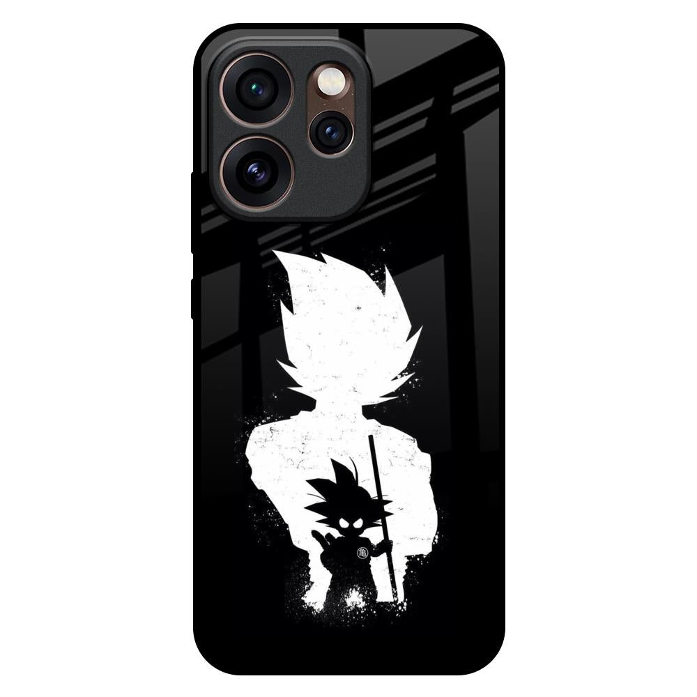 Monochrome Goku Oppo Reno15 Pro 5G Glass Back Cover Online