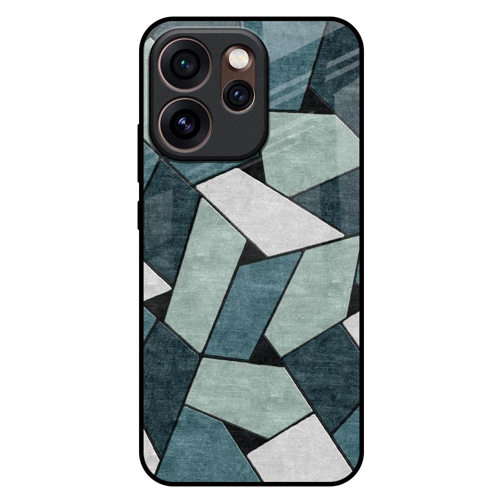 Abstact Tiles Oppo Reno15 Pro 5G Glass Back Cover Online