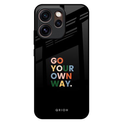 Go Your Own Way Oppo Reno15 Pro 5G Glass Back Cover Online