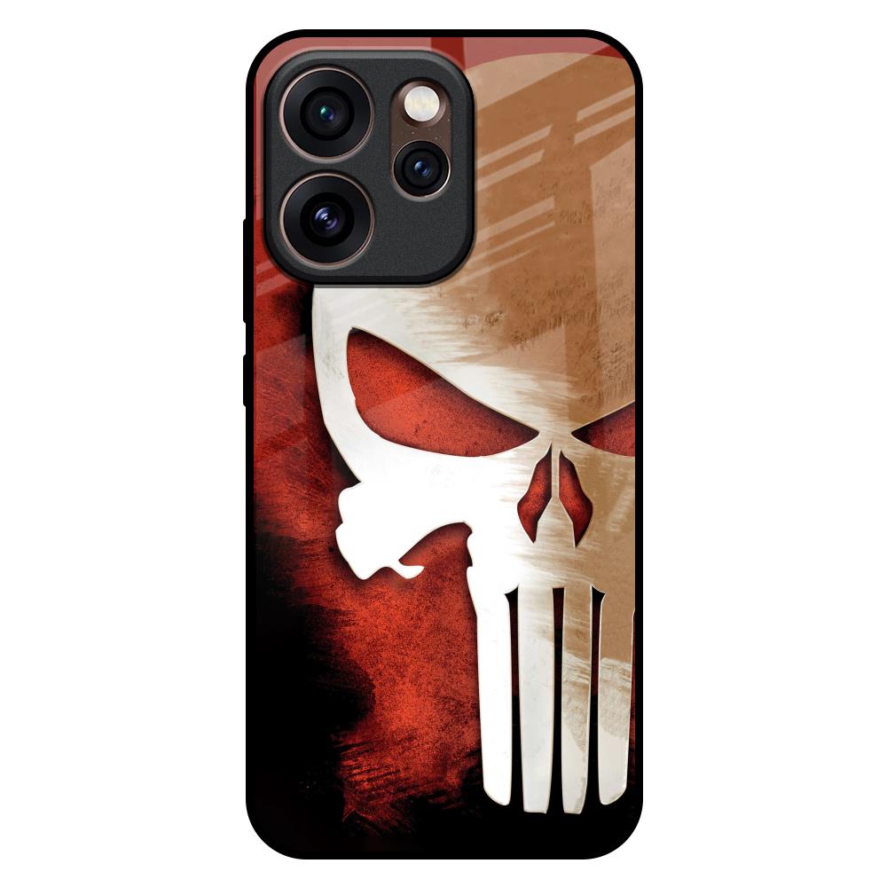 Red Skull Oppo Reno15 Pro 5G Glass Back Cover Online