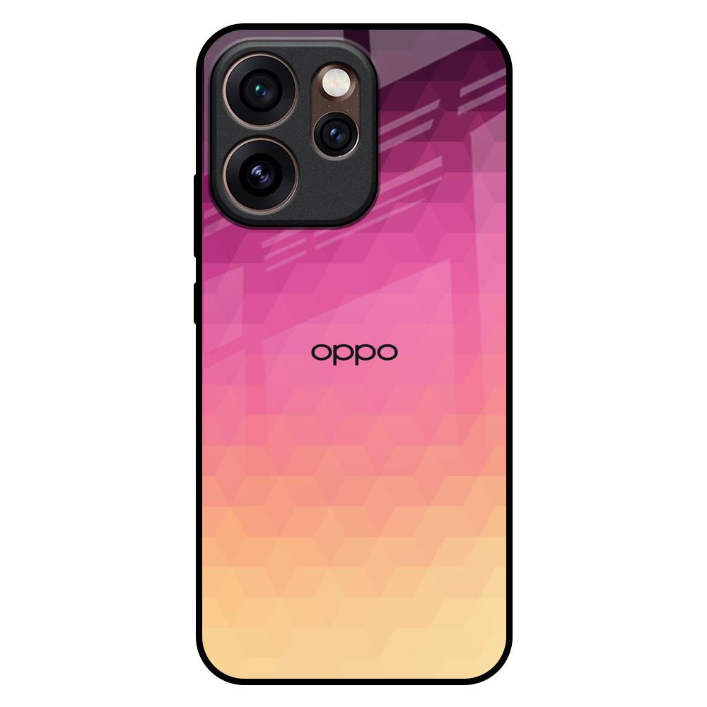 Geometric Pink Diamond Oppo Reno15 Pro 5G Glass Back Cover Online