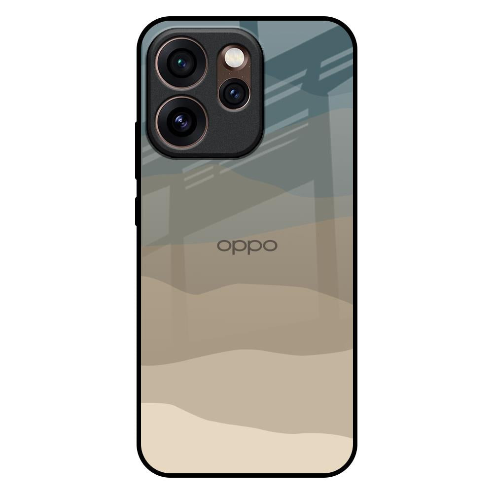 Abstract Mountain Pattern Oppo Reno15 Pro 5G Glass Back Cover Online