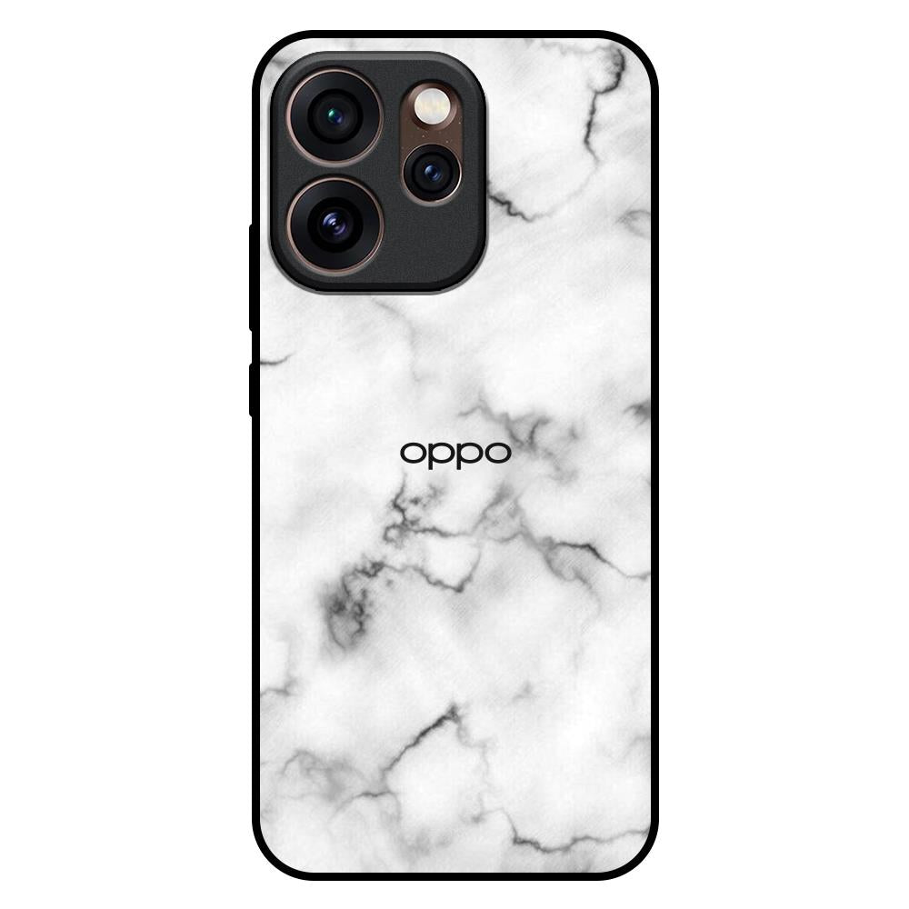 Satin White Marble Oppo Reno15 Pro 5G Glass Back Cover Online