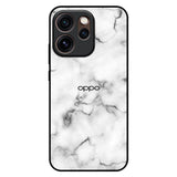 Satin White Marble Oppo Reno15 Pro 5G Glass Back Cover Online