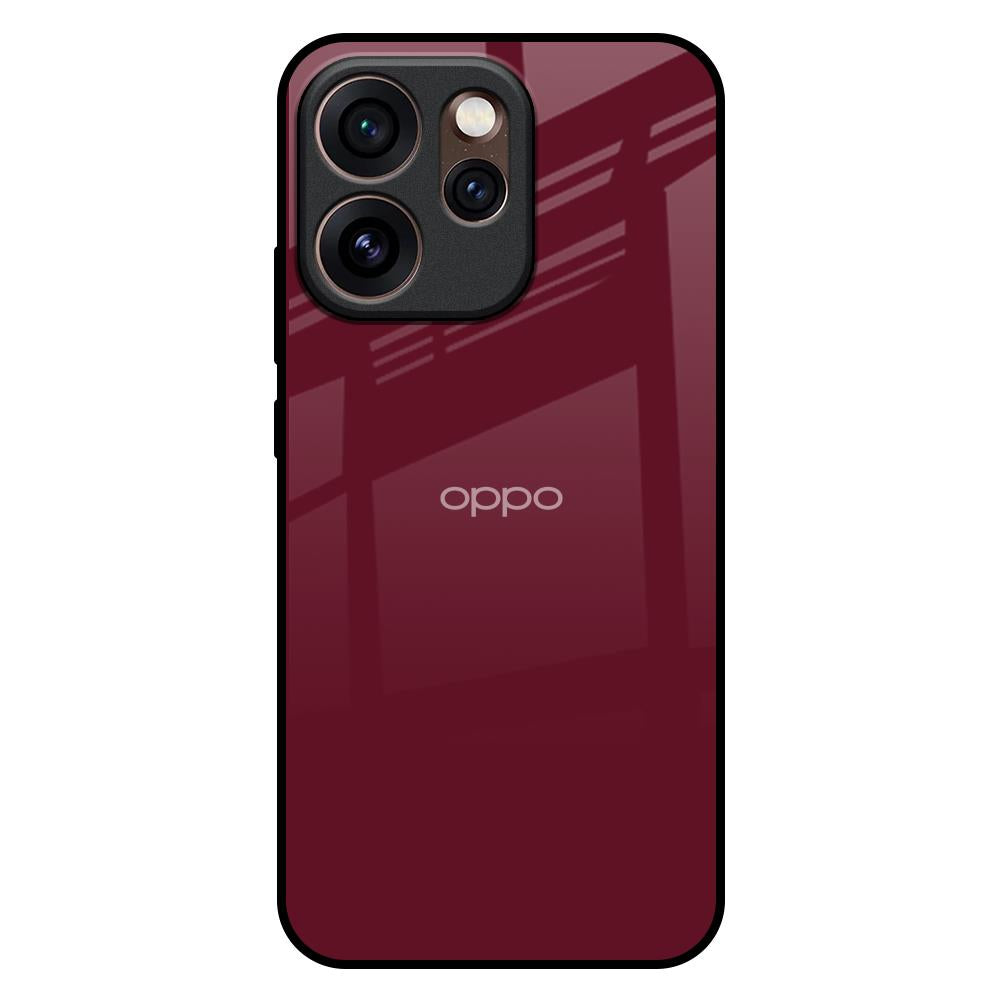Classic Burgundy Oppo Reno15 Pro 5G Glass Back Cover Online