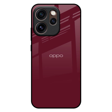 Classic Burgundy Oppo Reno15 Pro 5G Glass Back Cover Online