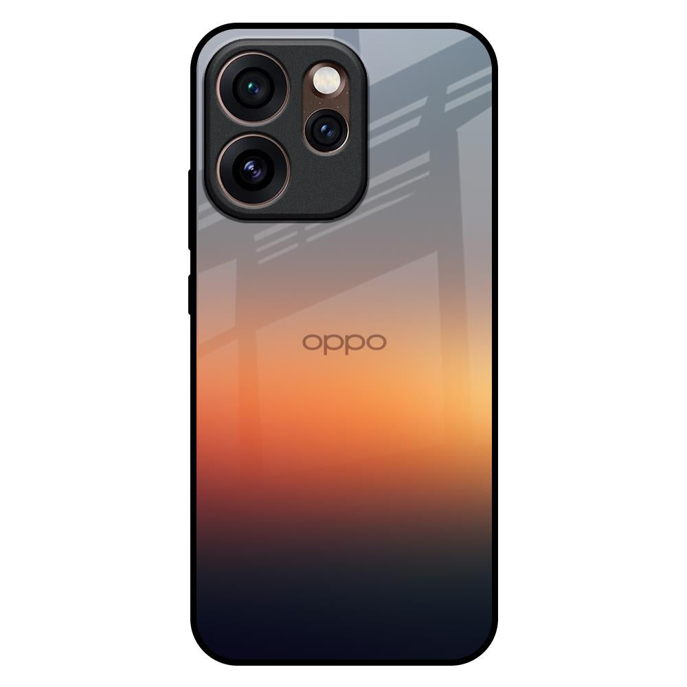 Aesthetic Orange Oppo Reno15 Pro 5G Glass Back Cover Online