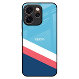 Pink & White Stripes Oppo Reno15 Pro 5G Glass Back Cover Online