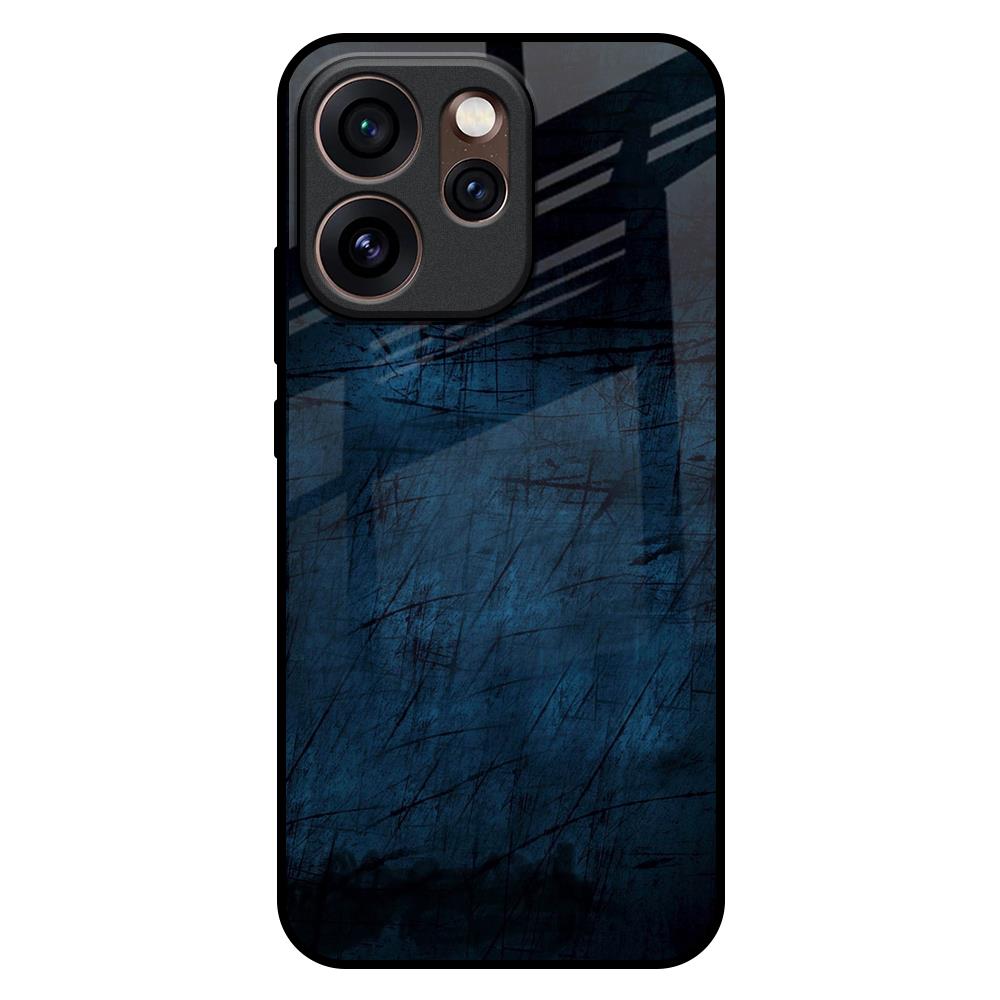 Dark Blue Grunge Oppo Reno15 Pro Mini 5G Glass Back Cover Online