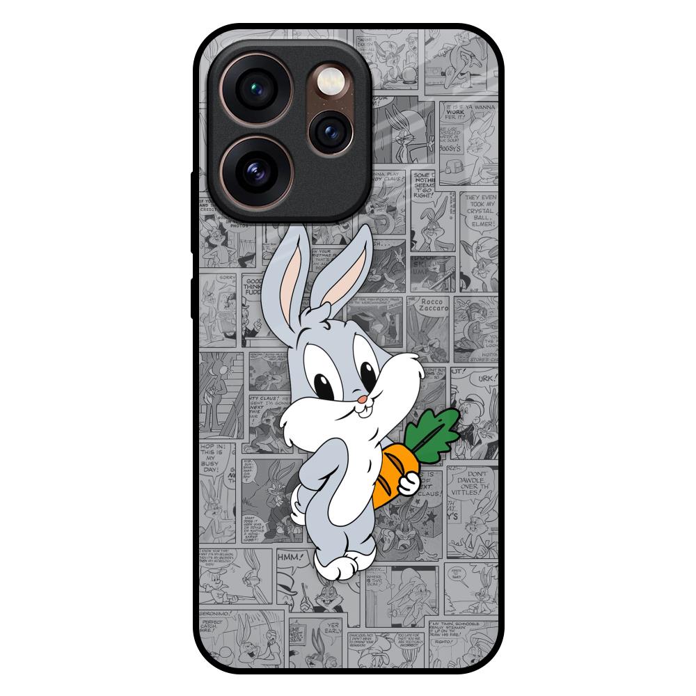 Cute Baby Bunny Oppo Reno15 Pro Mini 5G Glass Back Cover Online