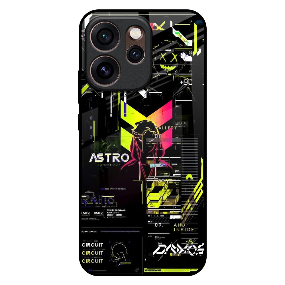 Astro Glitch Oppo Reno15 Pro Mini 5G Glass Back Cover Online