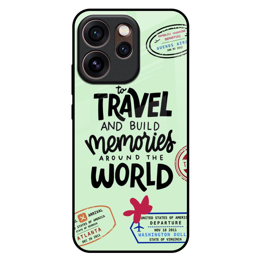 Travel Stamps Oppo Reno15 Pro Mini 5G Glass Back Cover Online