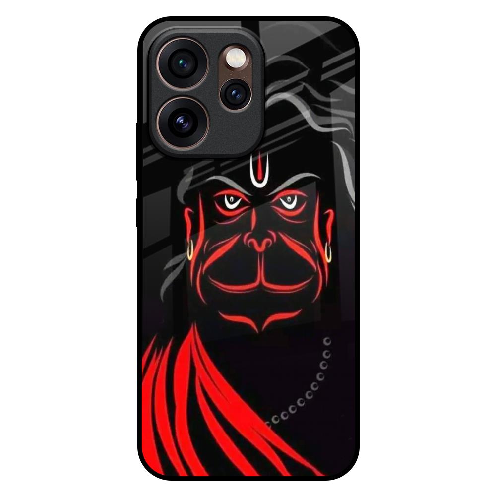 Lord Hanuman Oppo Reno15 Pro Mini 5G Glass Back Cover Online
