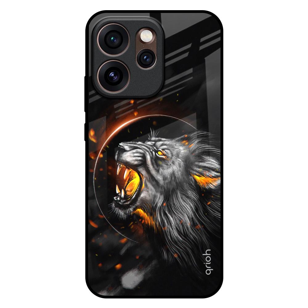Aggressive Lion Oppo Reno15 Pro Mini 5G Glass Back Cover Online