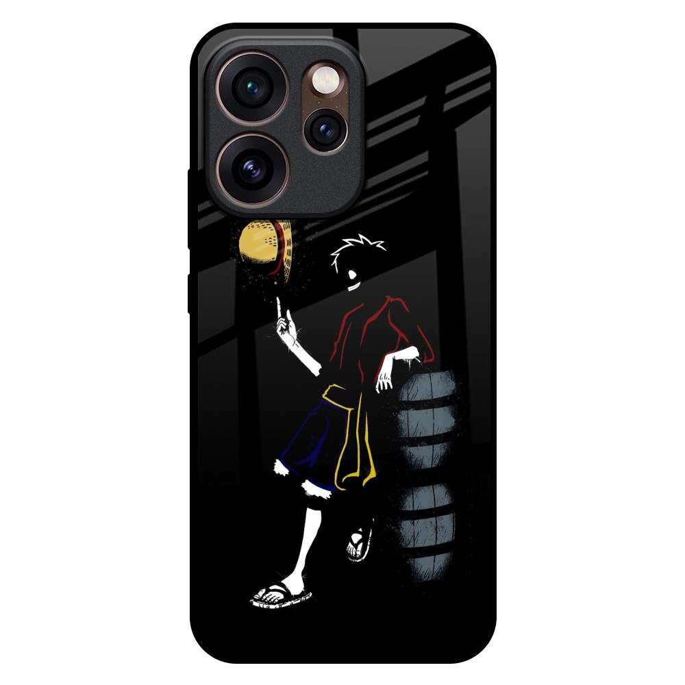 Luffy Line Art Oppo Reno15 Pro Mini 5G Glass Back Cover Online