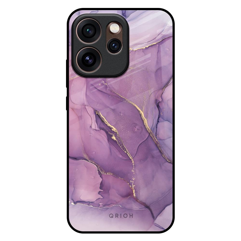 Purple Gold Marble Oppo Reno15 Pro Mini 5G Glass Back Cover Online